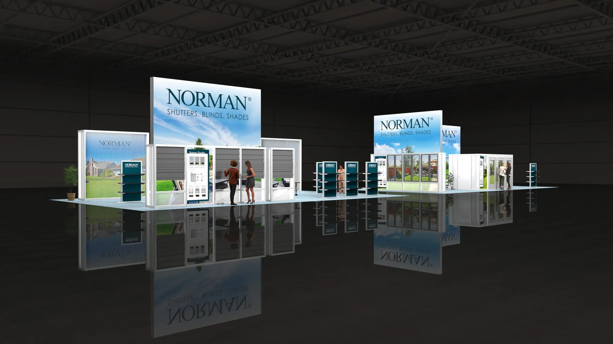 30x50 Île booth design by DisplayCraft